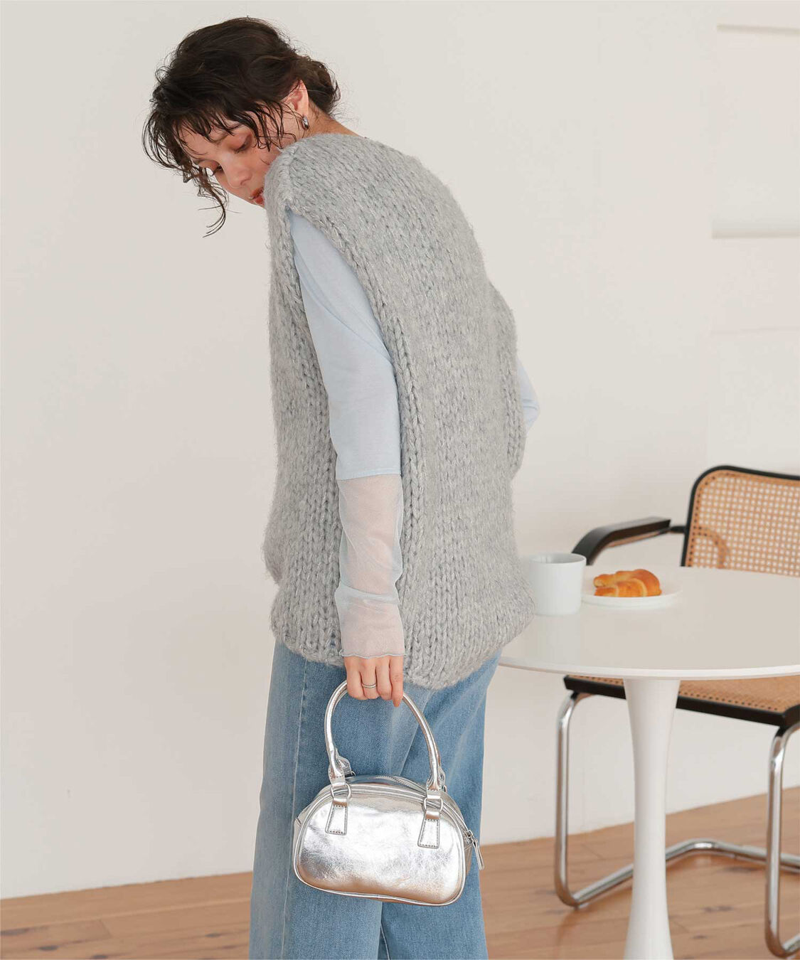 titivate「ローゲージニットベスト」|ニット・セーター|