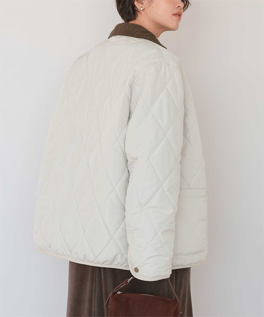 titivate「配色襟付きキルティングジャケット」|その他|