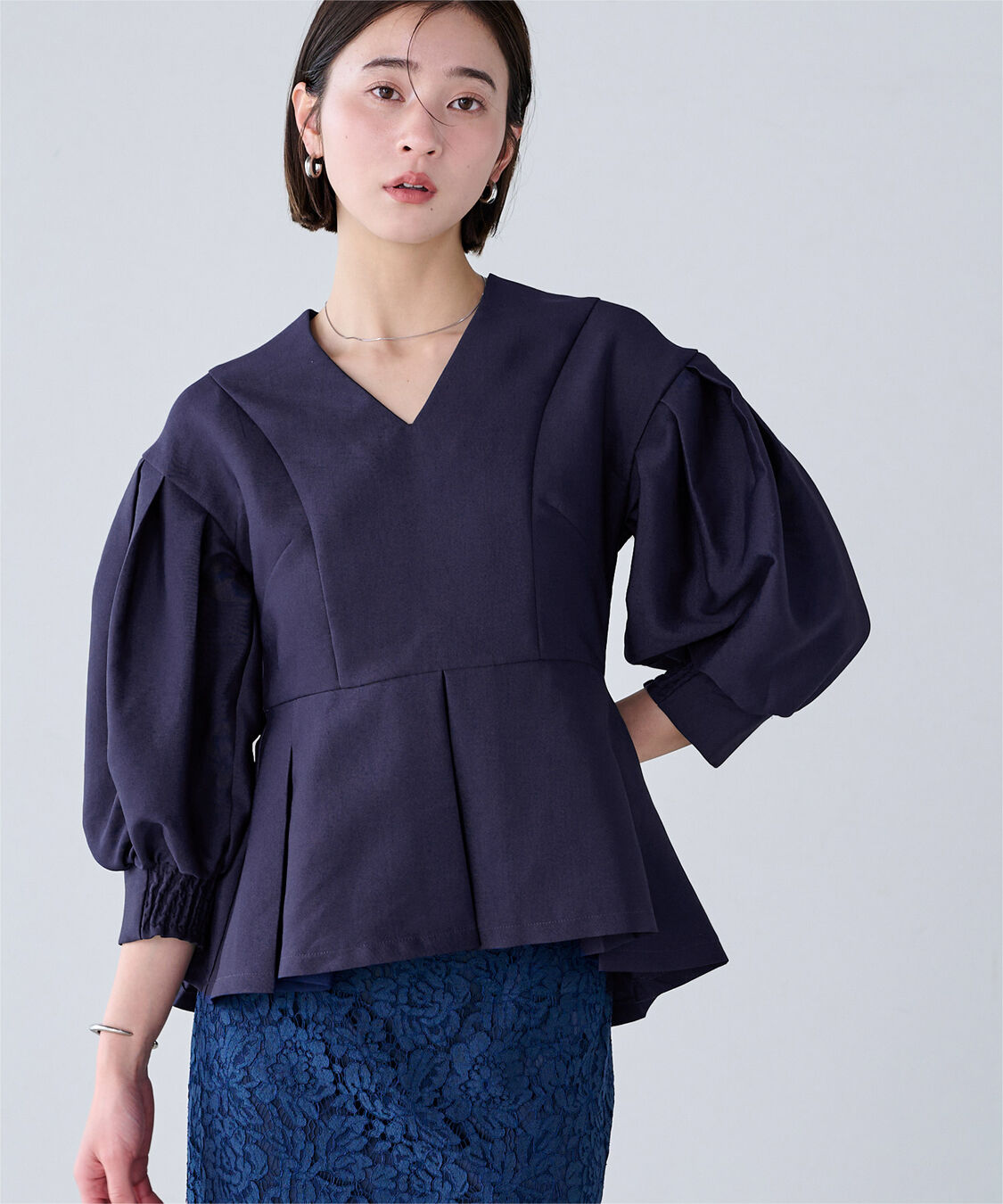 ur's「【小林有里さんコラボアイテム】ボリュームスリーブプルオーバー」|シャツ・ブラウス|