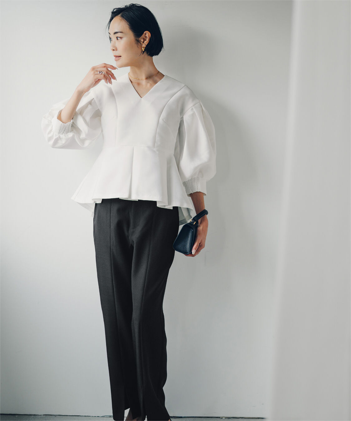 ur's「【小林有里さんコラボアイテム】ボリュームスリーブプルオーバー」|シャツ・ブラウス|