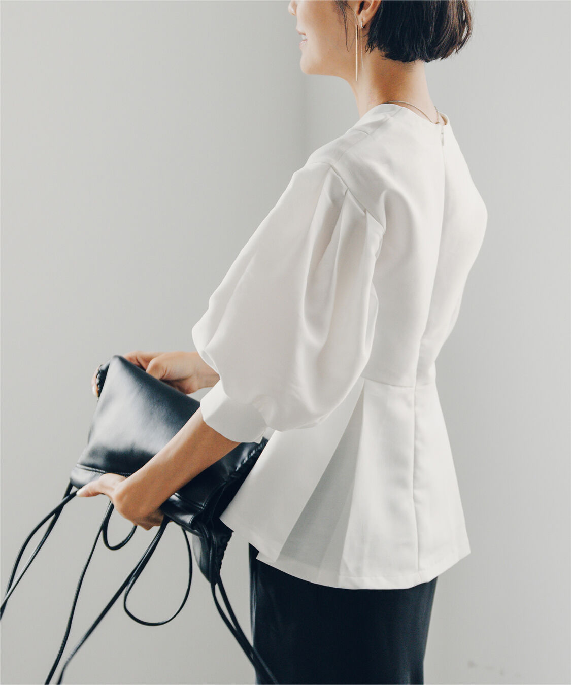 ur's「【小林有里さんコラボアイテム】ボリュームスリーブプルオーバー」|シャツ・ブラウス|