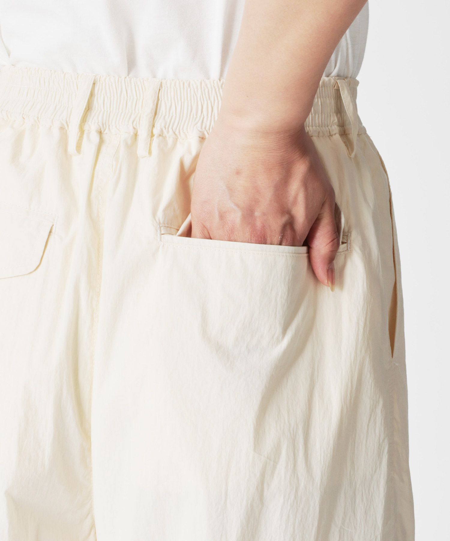 BABYLONE「コットンナイロンカーゴパンツ」|カーゴ|