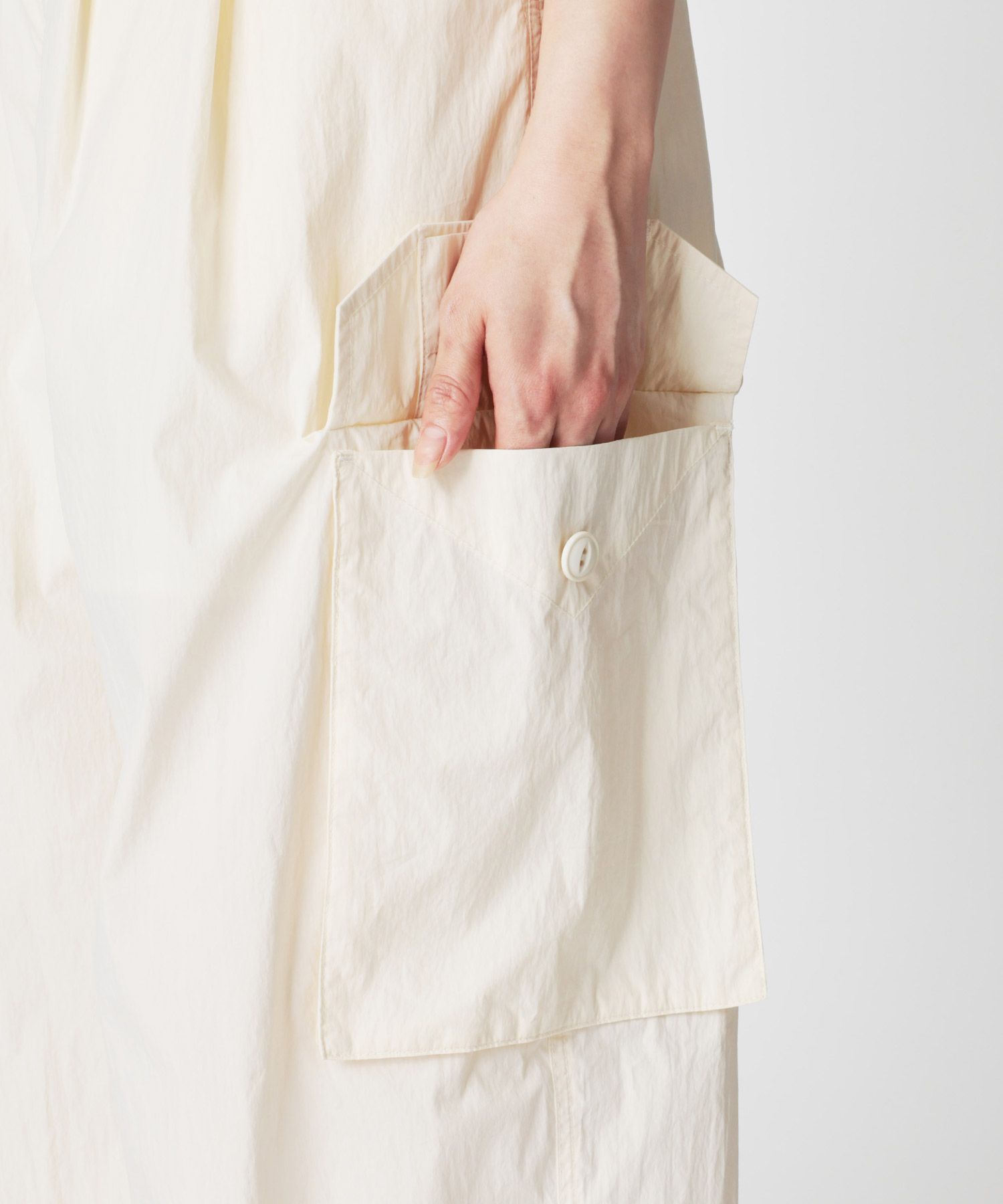 BABYLONE「コットンナイロンカーゴパンツ」|カーゴ|