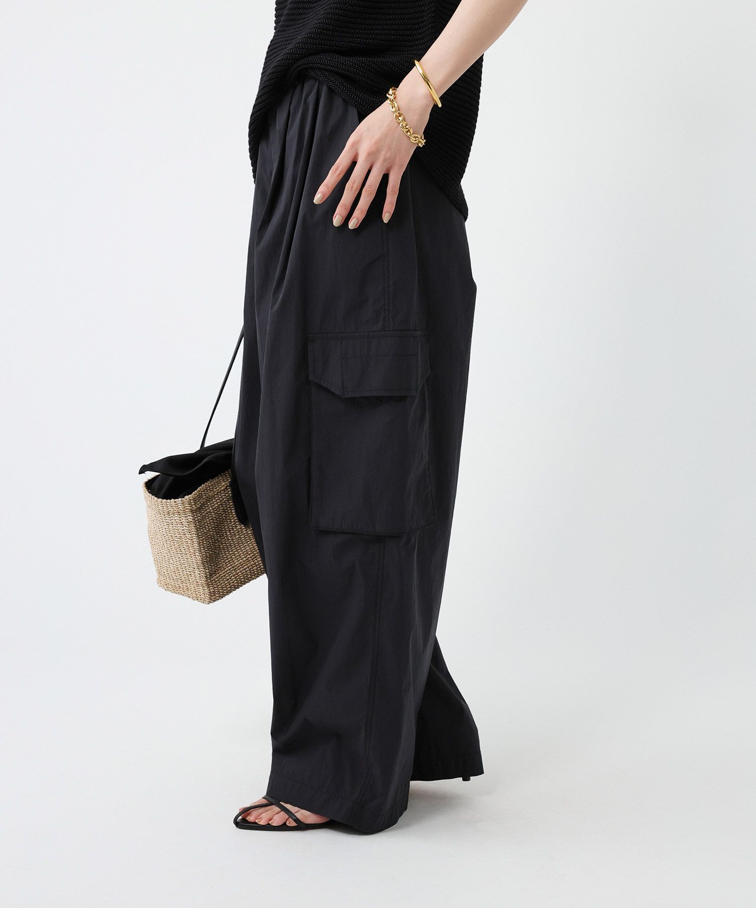 BABYLONE「コットンナイロンカーゴパンツ」|カーゴ|