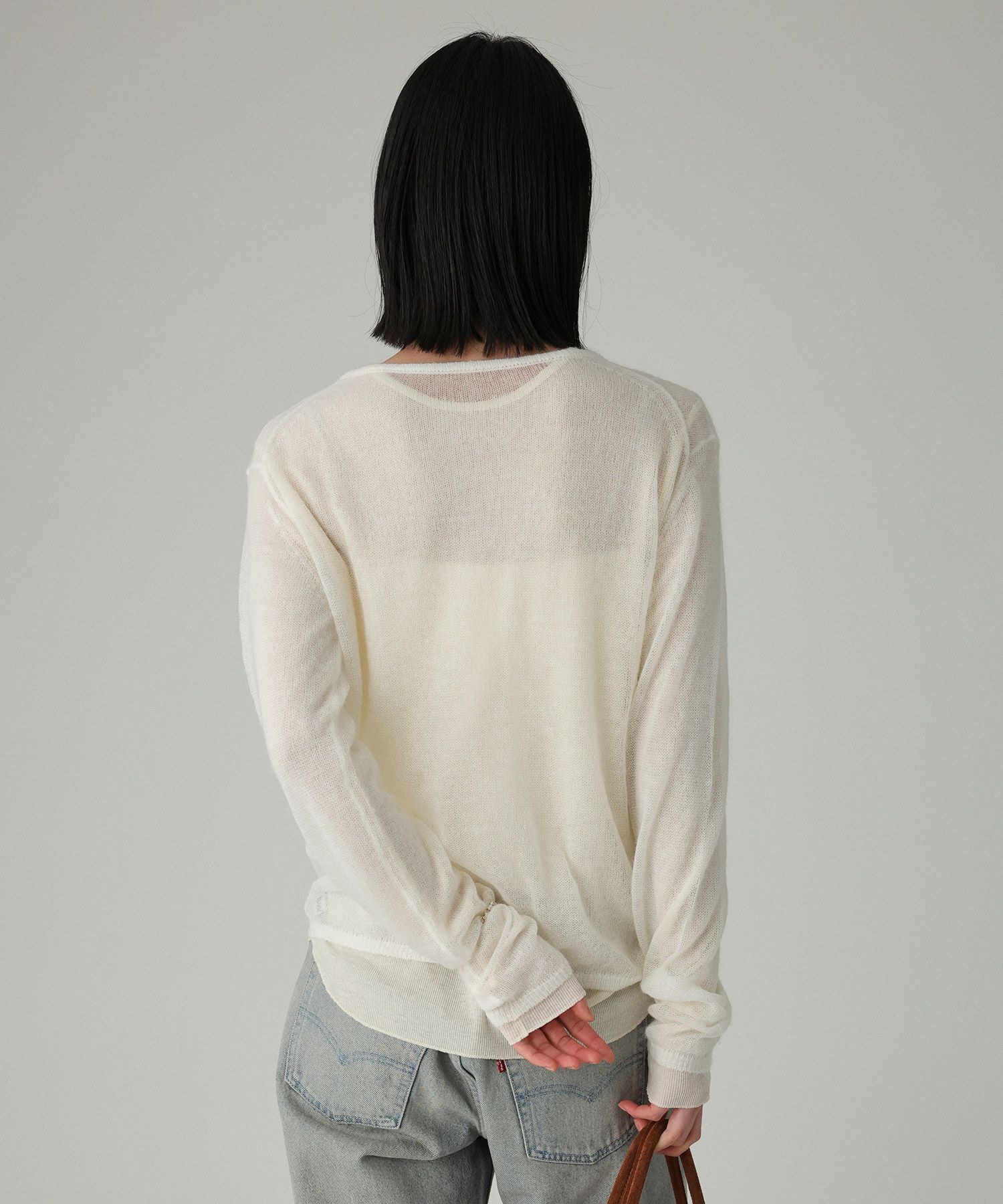 BABYLONE「シアークルーネックプルオーバー」|Tシャツ・カットソー|