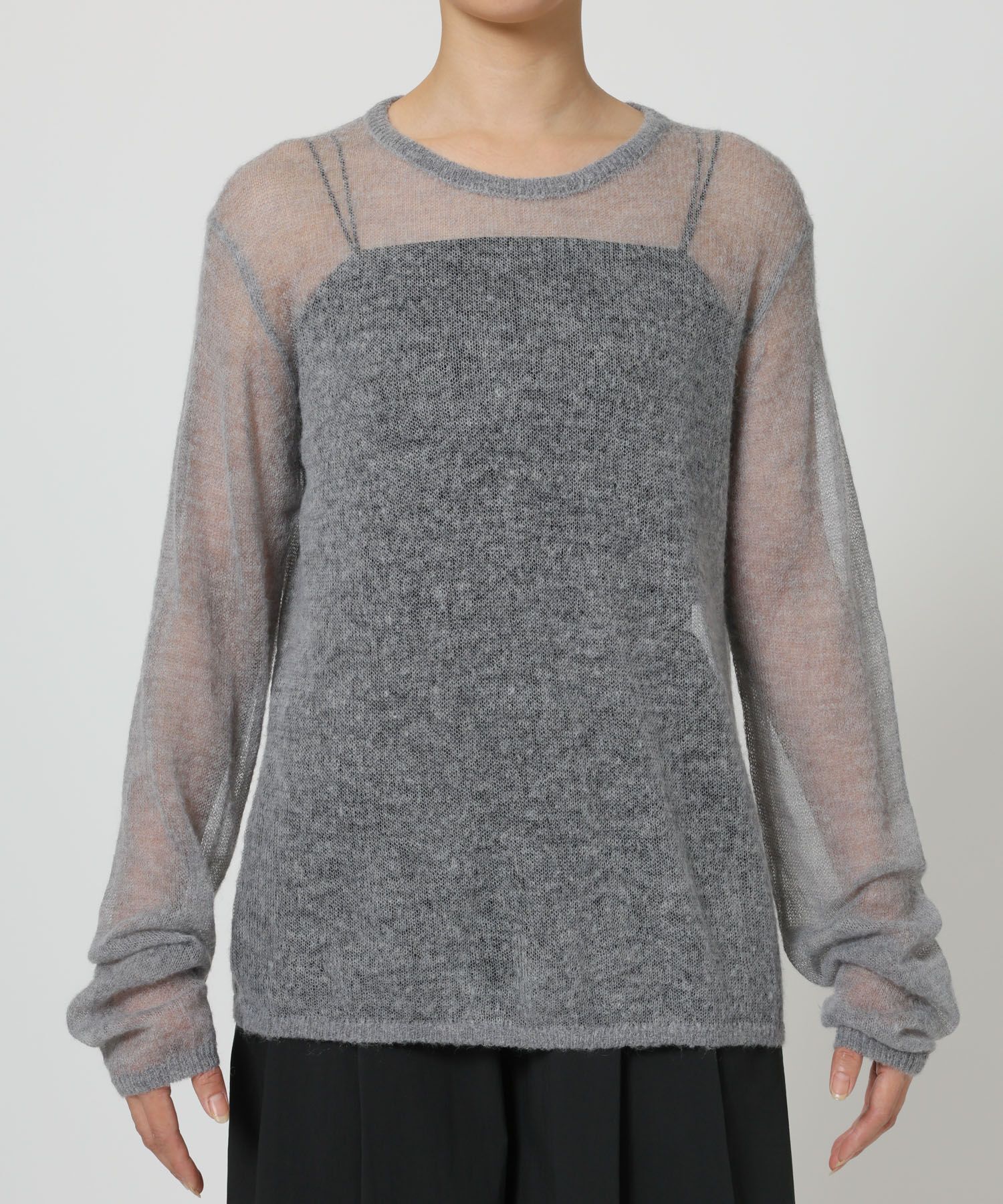 BABYLONE「シアークルーネックプルオーバー」|Tシャツ・カットソー|