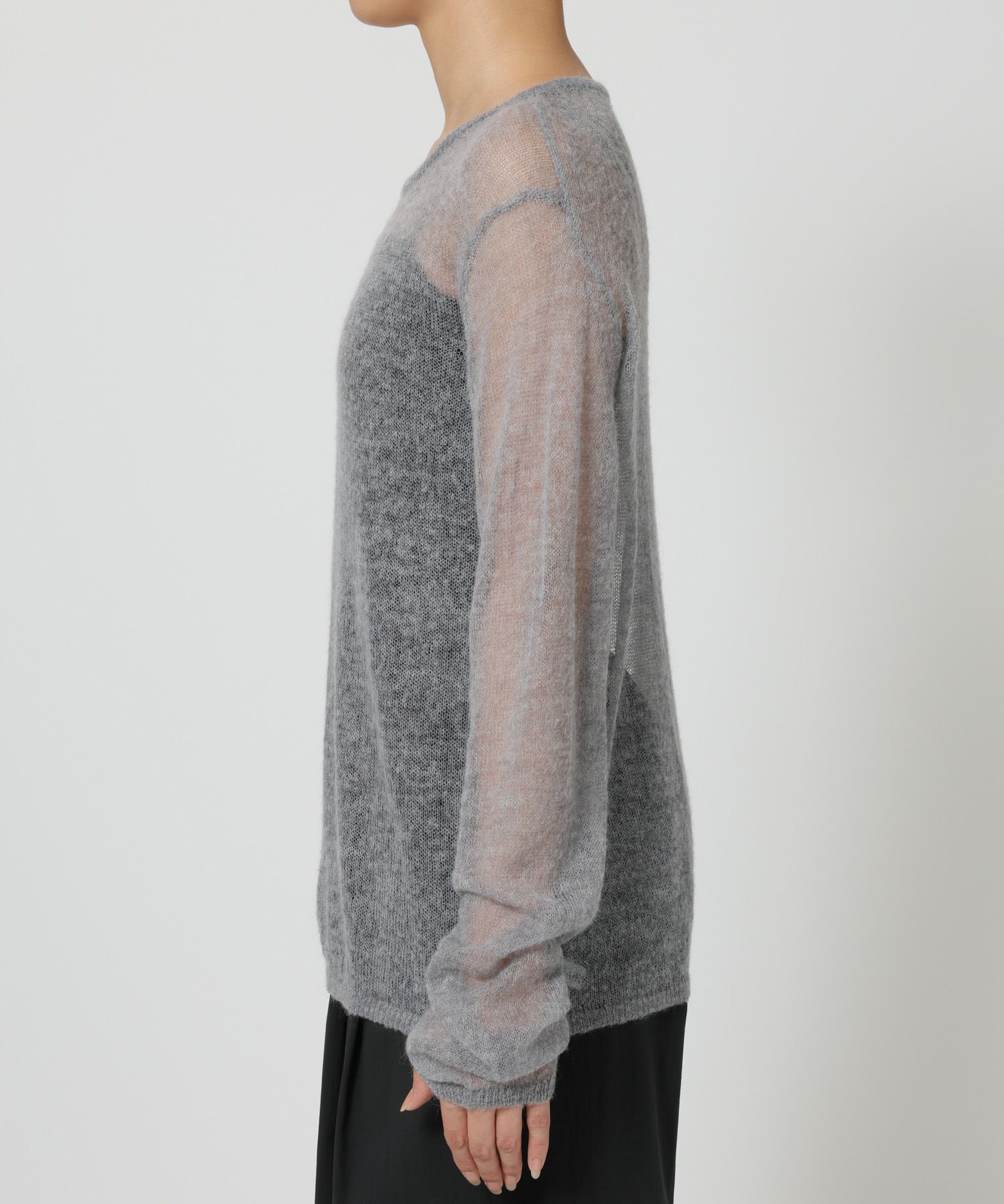 BABYLONE「シアークルーネックプルオーバー」|Tシャツ・カットソー|