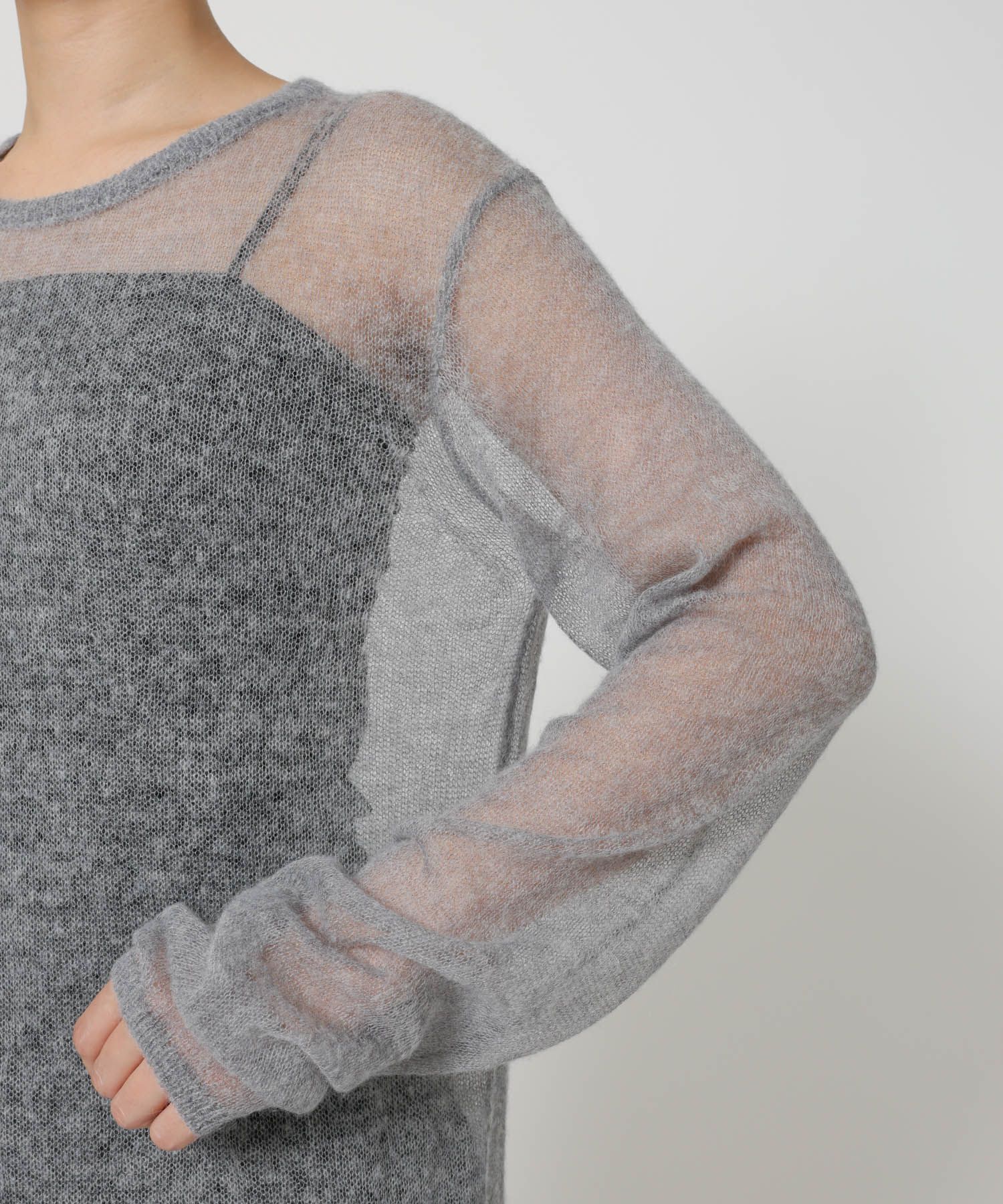 BABYLONE「シアークルーネックプルオーバー」|Tシャツ・カットソー|