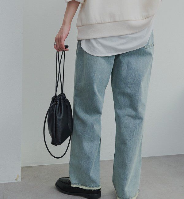  「《リバイバル》【低身長/高身長対応】タテストレッチ足長デニムパンツ」|その他|