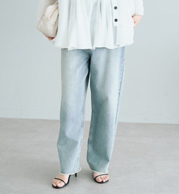  「《リバイバル》【低身長/高身長対応】タテストレッチ足長デニムパンツ」|その他|
