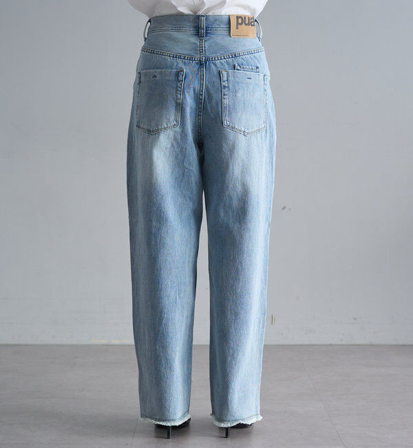  「《リバイバル》【低身長/高身長対応】タテストレッチ足長デニムパンツ」|その他|