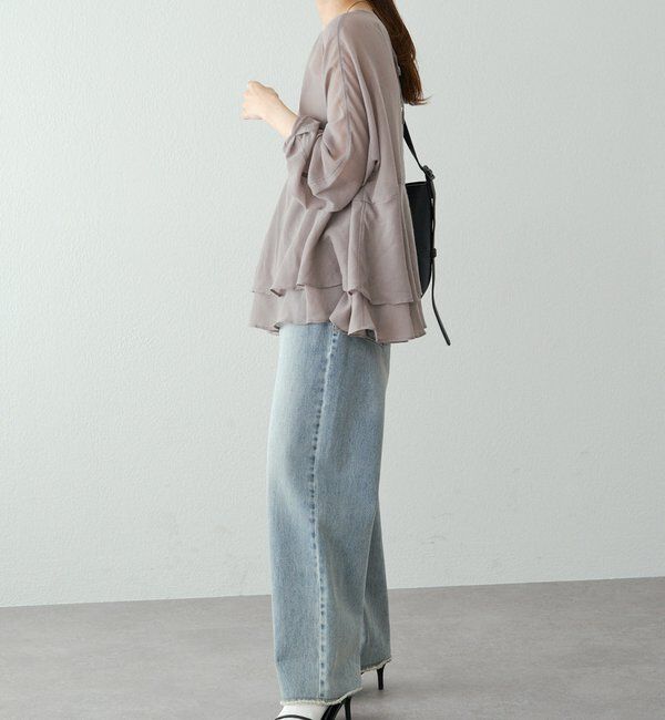  「《リバイバル》【低身長/高身長対応】タテストレッチ足長デニムパンツ」|その他|