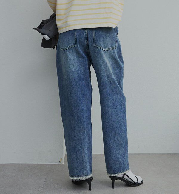  「《リバイバル》【低身長/高身長対応】タテストレッチ足長デニムパンツ」|その他|