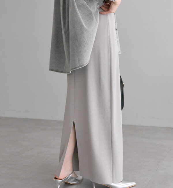  「《新色登場！/リバイバル》【-3kg見え / Du noir】ナロースカート」|スカート|