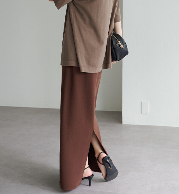  「《新色登場！/リバイバル》【-3kg見え / Du noir】ナロースカート」|スカート|