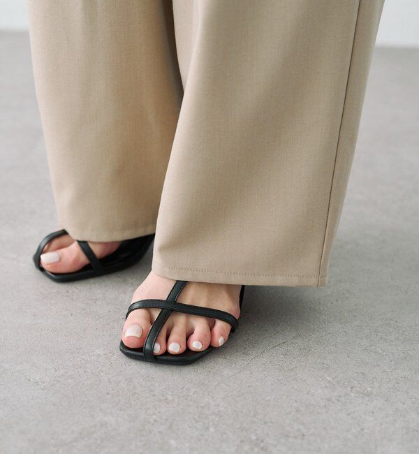  「【新色追加】ツータックウエストゴムストレッチパンツ」|その他|