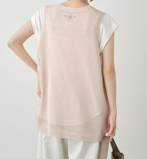  「テープヤーンニットベスト」|ニット・セーター|