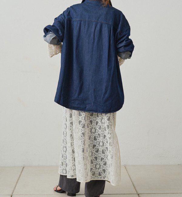  「ダブルポケットデニムシャツ」|シャツ・ブラウス|