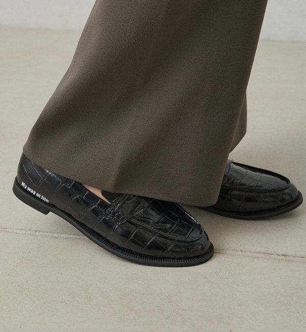  「ワンポイントロゴコインローファー」|その他|