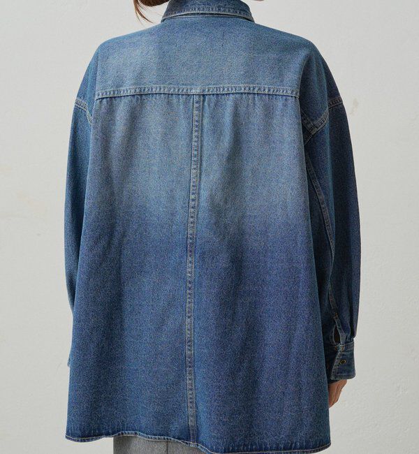  「【＠noricorico102企画】ヴィンテージライクデニムチュニックシャツ」|シャツ・ブラウス|