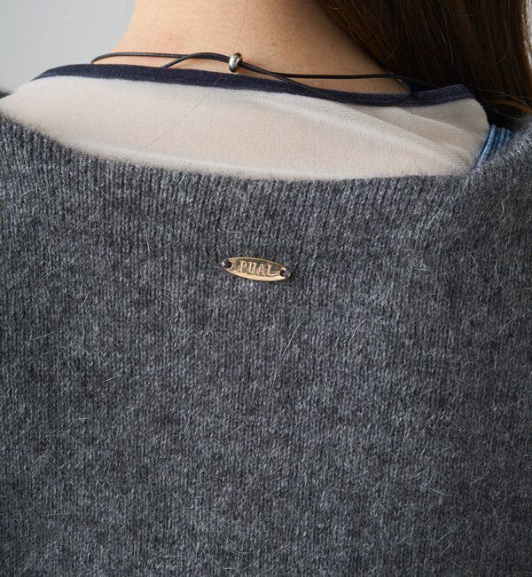  「Wフェイスニットノーカラーハーフコート」|その他|