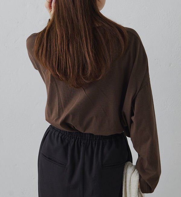  「【F&B】オーガニックコットンシアーガーゼカットソー」|プルオーバー|