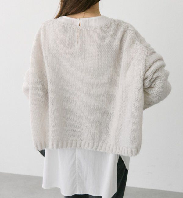  「3Gドロップ天竺ニットプルオーバー」|プルオーバー|