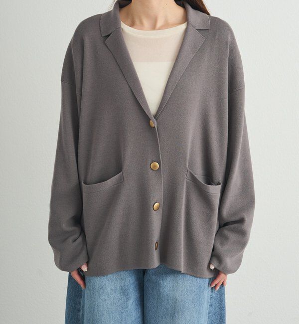  「【セットアップ対応】ニットテーラードジャケット」|テーラードジャケット|