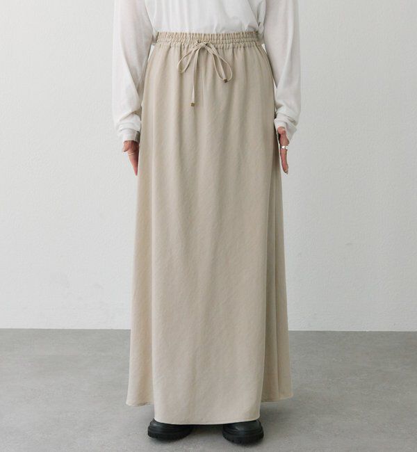  「【インフルエンサーセレクト】ソフトツイルバイヤススカート」|スカート|