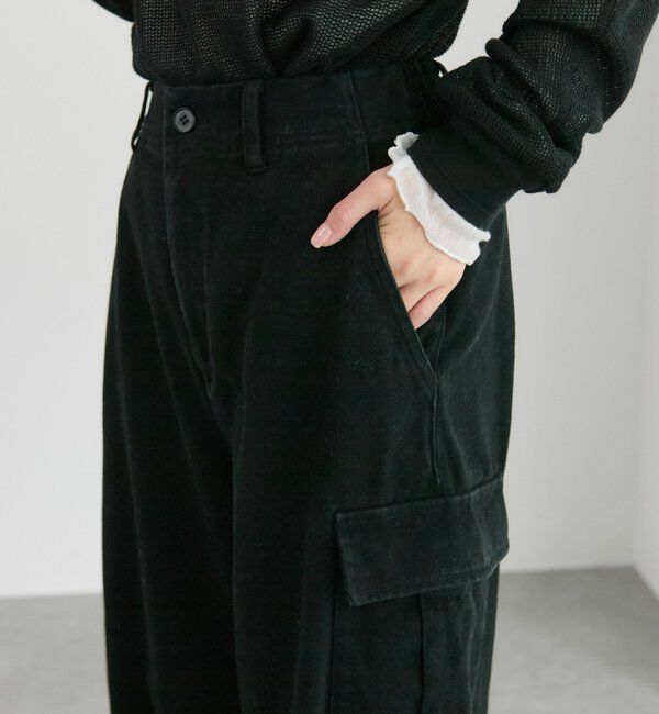  「ヴィンテージライクカーブシルエットカーゴパンツ」|カーゴ|