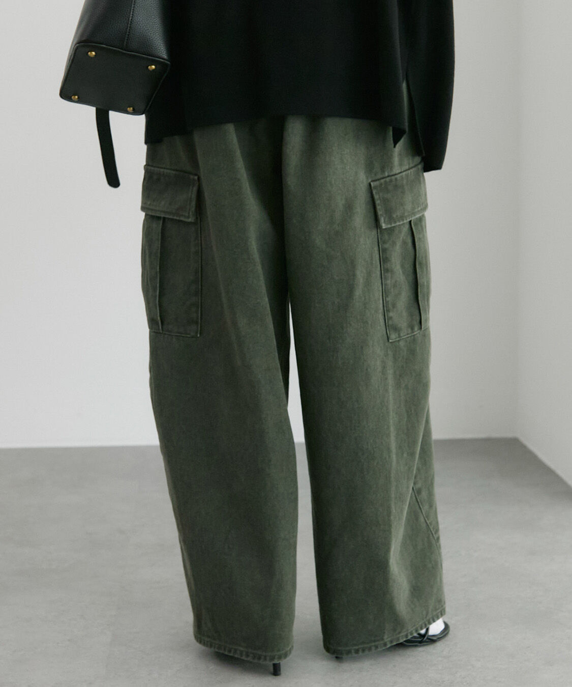  「ヴィンテージライクカーブシルエットカーゴパンツ」|カーゴ|
