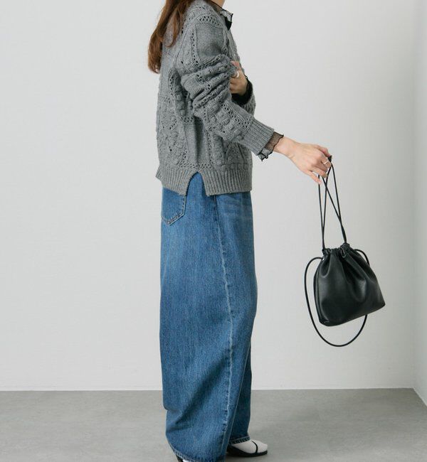  「ポップコーン編み2WAYニット」|ニット・セーター|