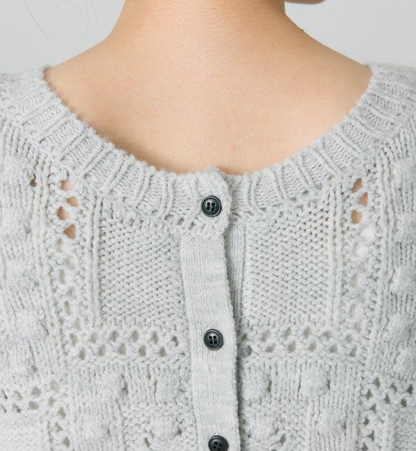  「ポップコーン編み2WAYニット」|ニット・セーター|