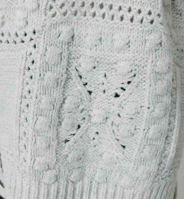  「ポップコーン編み2WAYニット」|ニット・セーター|