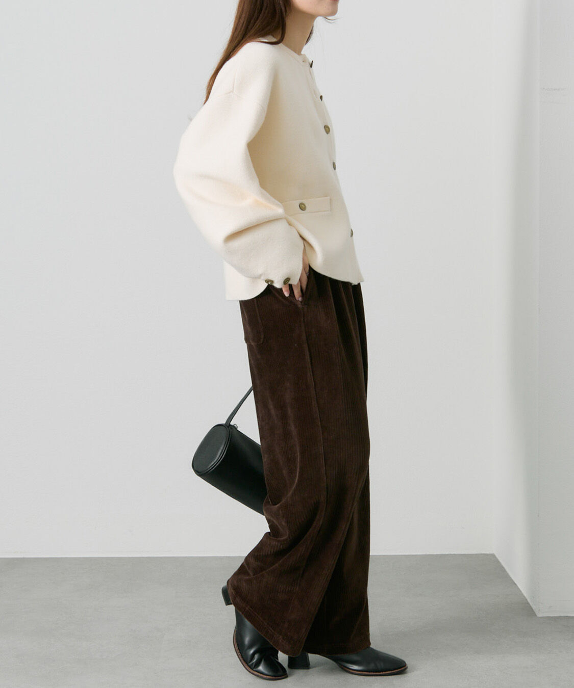  「【新色登場/リバイバル】ミラノリブニットカーディガン」|ニット・セーター|