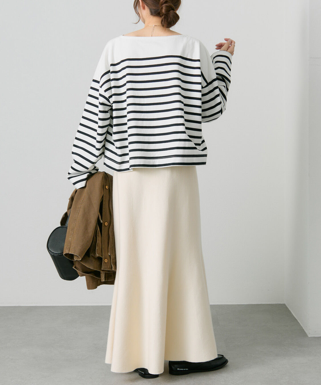  「【新色追加/リバイバル】ミラノリブニットスカート」|スカート|