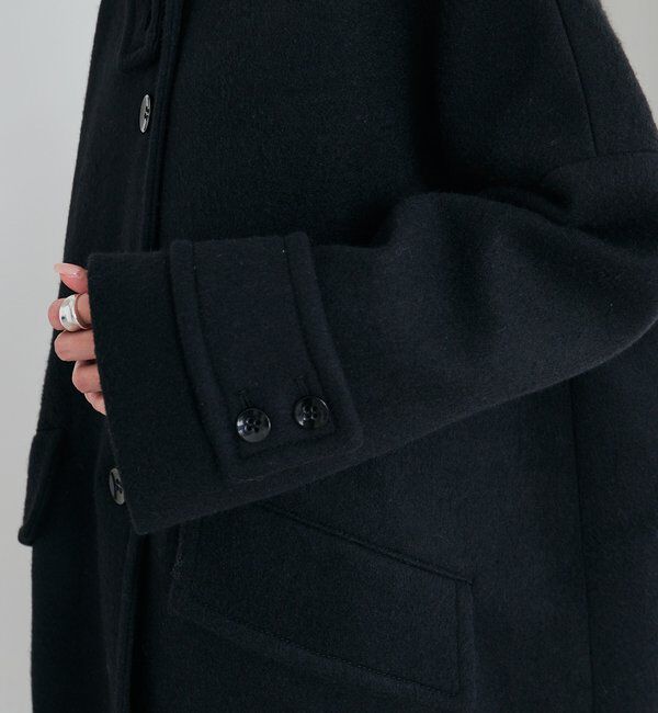  「【日本製】ビーバーウールステンカラーコート」|その他|