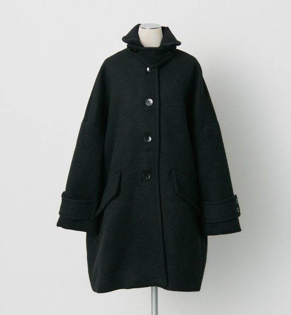  「【日本製】ビーバーウールステンカラーコート」|その他|