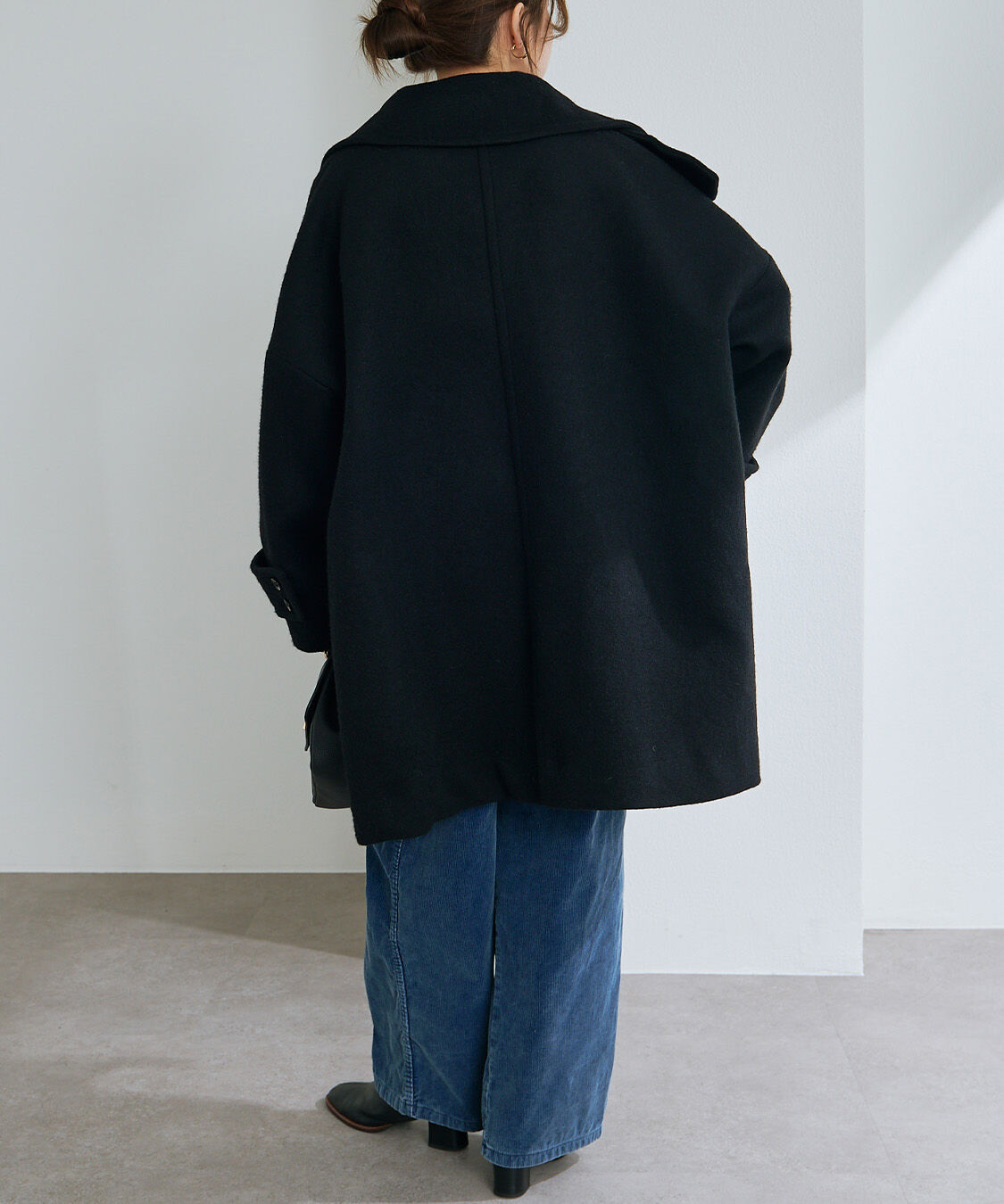  「【日本製】ビーバーウールステンカラーコート」|その他|