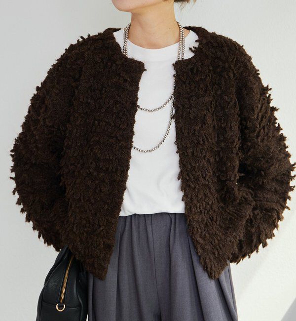  「スムース起毛2WAYヘンリーネックカットソー」|プルオーバー|