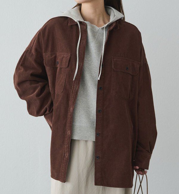  「スウェットライクダブルジャガードニットパーカー」|パーカー|