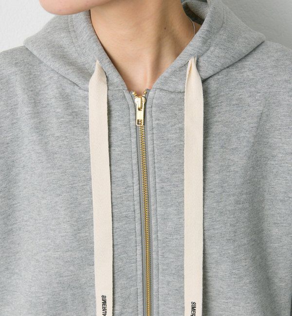  「スムースボンディングサイドリブジップパーカー」|パーカー|
