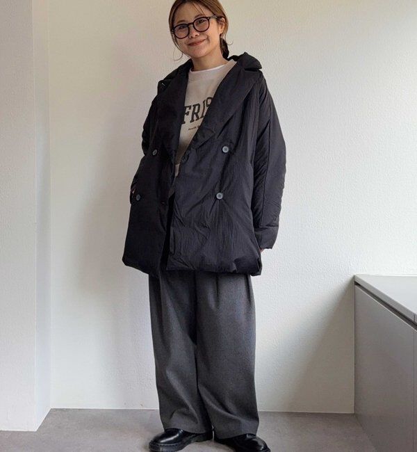  「リサイクルダウンテーラードコート」|ダッフルコート|