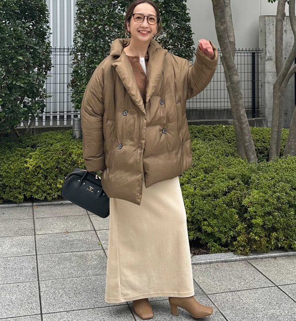  「リサイクルダウンテーラードコート」|ダッフルコート|