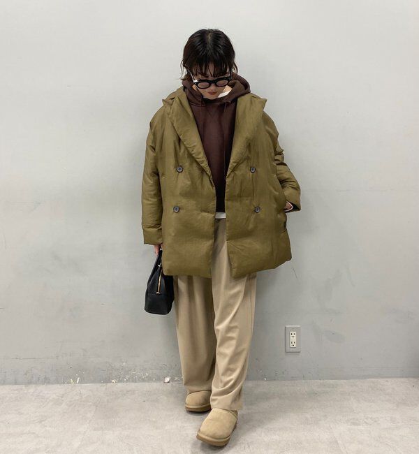  「リサイクルダウンテーラードコート」|ダッフルコート|