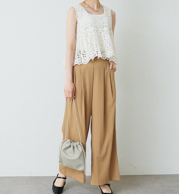  「【リバイバル】カギ針編み風ビスチェ」|ニット・セーター|