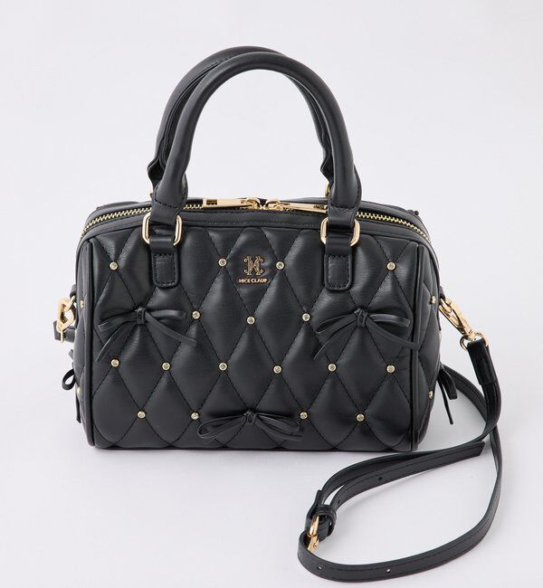  「【リバイバル】リボンビジューボストンバッグ」|ショルダー・メッセンジャー|