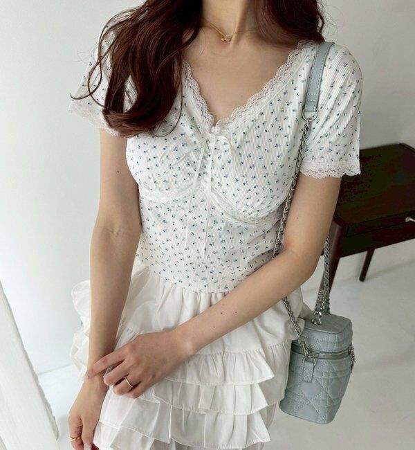  「チャーム付きキルティングバニティバッグ」|ショルダー・メッセンジャー|