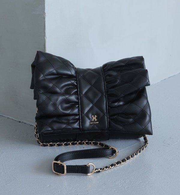  「リボンキルティングショルダーバッグ」|ショルダー・メッセンジャー|