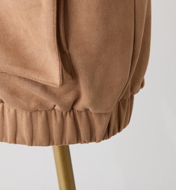  「WEB限定【ロングシーズン活躍！】オーバーサイズ合皮ブルゾン」|ダウンベスト・ベスト|